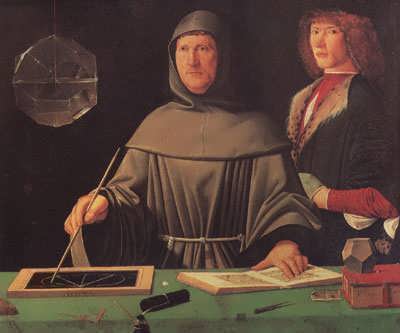 Portrait of Luca Pacioli from 1495