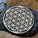 Flower of life pendant - silver
