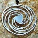 Golden spiral silver