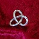 Gordian knot pendant silver medium
