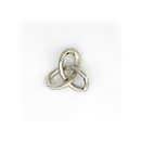Gordian knot pendant silver small