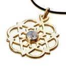 Inlaid Egg of Life gold