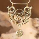 Mother Earth Pendant gold