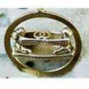 Vesica Pisces pendant with the Cherubim