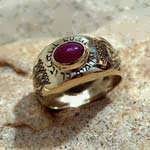 Lotus ring gold