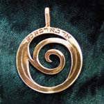 Healing Rafa pendant big gold