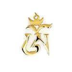 Tibetan Om small gold