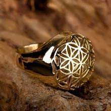 Flower of Life ring jewelry