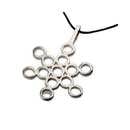 Fruit of life pendant silver small