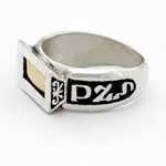 Five metal ring silver