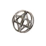 Merkaba with prana sphere silver small
