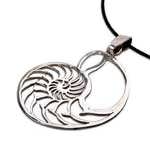 Nautilus jewelry pendant silver