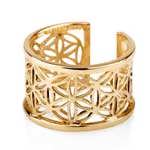Pattern of life ring big gold