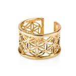 Pattern of life ring small gold