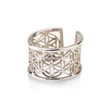 Pattern of life ring small silver
