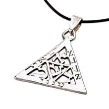 Pendiente de plata Rabino Meir
