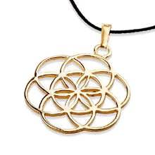 Seed of Life jewelry pendant gold