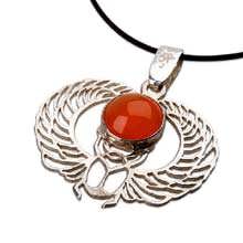 Winged Scarab silver