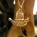 journey pendant gold