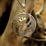 yin yang gold silver