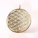 Flower of life gold with diamonds