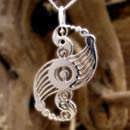 Galactic Harmony Pendant Silver