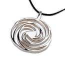 Golden spiral silver small