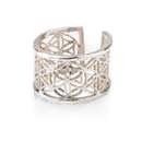 pattern of life ring silver small