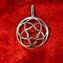 Pentagramic torus knot silver