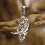 Air Element Pendant Silver small