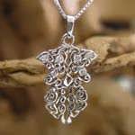 Earth Element Pendant Silver small