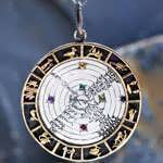 Image of the Cosmos Talisman Silver and Gold