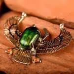 Genuine Egyptian Scarab gold