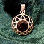 Inlaid Enneagram gold