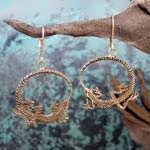 Ouroboros Earrings Gold