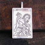 Tarot Empress Pendant Silver