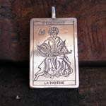 Tarot High Priest Pendant Silver