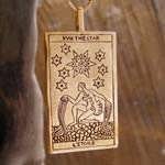 Tarot Star Card Pendant Gold