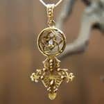 Divine Love Talisman Gold With Diamond