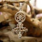 Divine Love Talisman Silver With Diamond