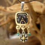 Mayan Venus Transit Talisman Gold and Silver