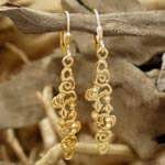 The Water Element Earrings Gold