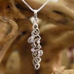 Water Element Pendant Silver small