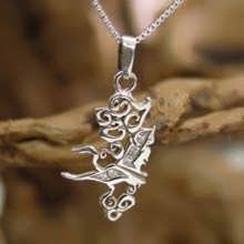 Air Element Pendant Silver Small