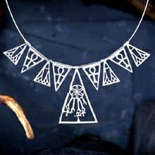 Ожерелье «Анкх и Лотос», серебро
