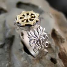 Dharma Ring Silver and Gold