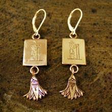 Aquarius Earrings Gold