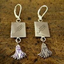 Boucles d'oreilles Scorpion argent