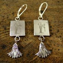 Virgo Earrings Silver