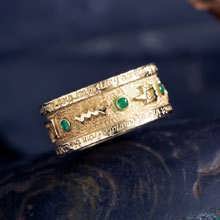 Emerald Tablet Mercury Ring Gold (*Pre Order*)